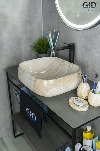 Раковина Gid Mnc554 54452 накладная под камень глянцевая 45x40x14,5 Раковина Gid Mnc554 54452 накладная под камень глянцевая 45x40x14,5