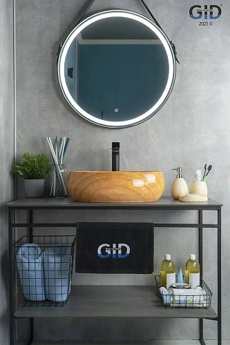 Раковина Gid Mnc578 54454 накладная под камень глянцевая 48x34x15 Раковина Gid Mnc578 54454 накладная под камень глянцевая 48x34x15