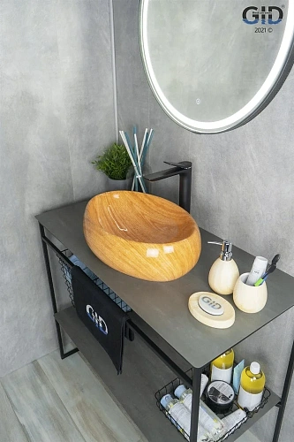 Раковина Gid Mnc578 54454 накладная под камень глянцевая 48x34x15 Раковина Gid Mnc578 54454 накладная под камень глянцевая 48x34x15