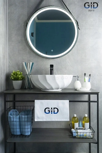 Раковина Gid N9073 51118 накладная белая 46x46x17 Раковина Gid N9073 51118 накладная белая 46x46x17