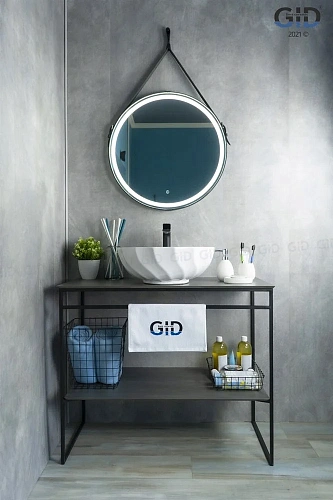 Раковина Gid N9073 51118 накладная белая 46x46x17 Раковина Gid N9073 51118 накладная белая 46x46x17