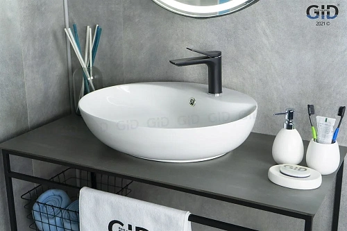 Раковина Gid N9088 51169 накладная белая 55x45x13,5 Раковина Gid N9088 51169 накладная белая 55x45x13,5