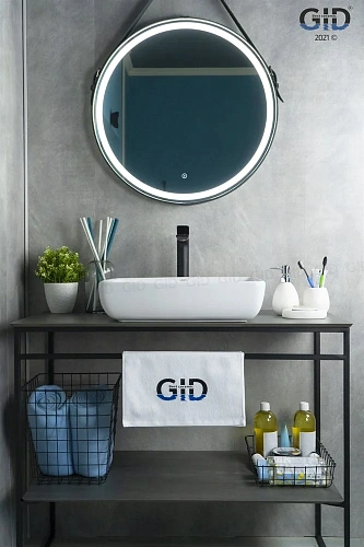 Раковина Gid N9132 51126 накладная белая 49x39x12,5 Раковина Gid N9132 51126 накладная белая 49x39x12,5