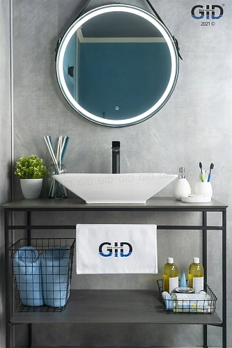 Раковина Gid N9212 51131 накладная белая 56x38x13 Раковина Gid N9212 51131 накладная белая 56x38x13