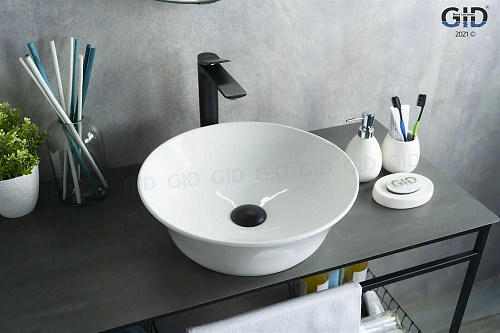 Раковина Gid N9381 51138 накладная белая 41,5x41,5x12,5 Раковина Gid N9381 51138 накладная белая 41,5x41,5x12,5