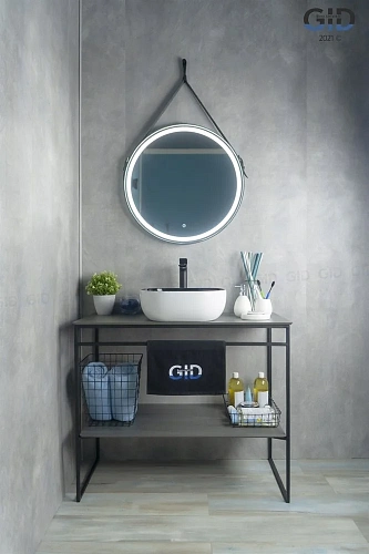 Раковина Gid Nc360 52204 накладная черная / белая 42,5x42,5x14,5 Раковина Gid Nc360 52204 накладная черная / белая 42,5x42,5x14,5