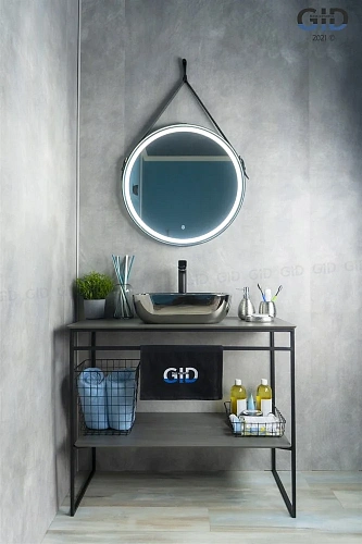 Раковина Gid Nc425 52217 накладная хром 46x32,5x13,5 Раковина Gid Nc425 52217 накладная хром 46x32,5x13,5