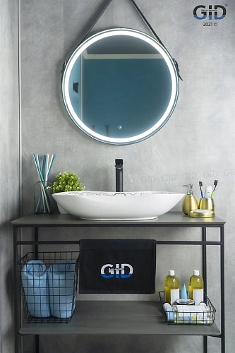 Раковина Gid Nc460 52221 накладная белая / хром 66,5x41x12 Раковина Gid Nc460 52221 накладная белая / хром 66,5x41x12