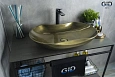 Раковина Gid Nc9175b 52228 накладная бронзовая 66,5x41x12 Раковина Gid Nc9175b 52228 накладная бронзовая 66,5x41x12