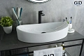 Раковина Gid Tr4898 51160 накладная белая 66x34,5x14,5 Раковина Gid Tr4898 51160 накладная белая 66x34,5x14,5