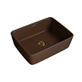 Раковина GROSSMAN Color GR-3016BRM (480x370x130) коричневая матовая Раковина GROSSMAN Color GR-3016BRM (480x370x130) коричневая матовая