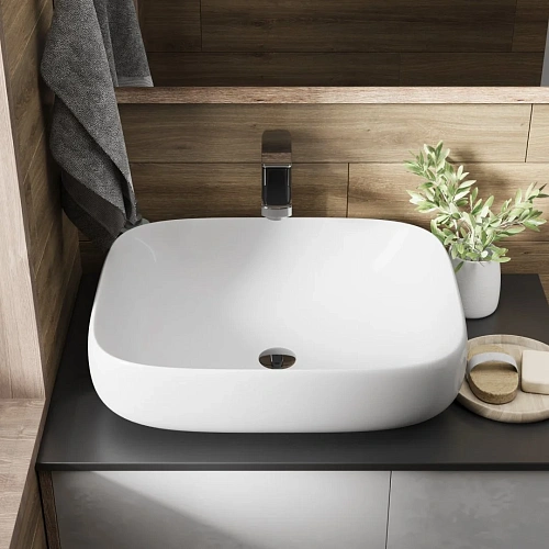 Раковина GROSSMAN Falcon GR-3054 Falcon (560x420x145) белый Раковина GROSSMAN Falcon GR-3054 Falcon (560x420x145) белый