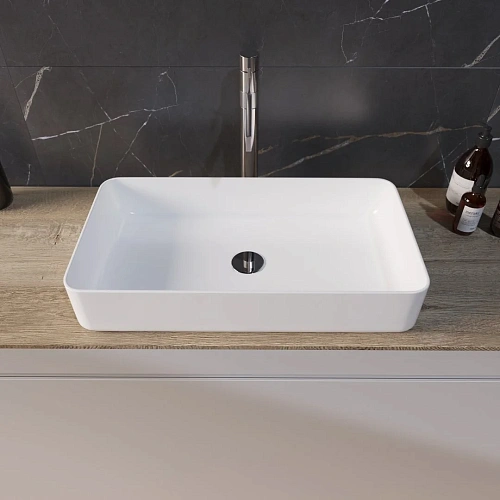 Раковина GROSSMAN GR-3031 (610x335x110) белая Раковина GROSSMAN GR-3031 (610x335x110) белая