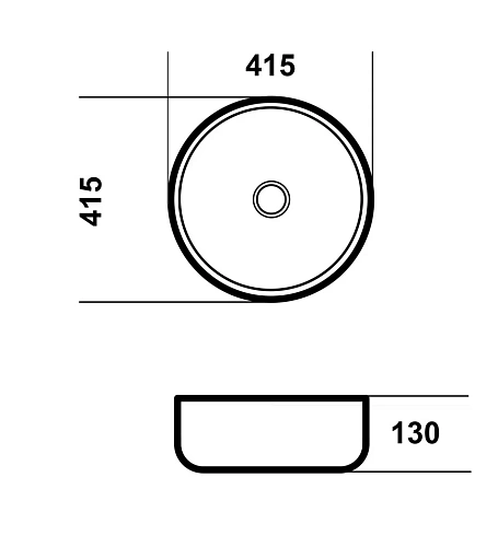 Раковина GROSSMAN Style GR-3032 Style (415x415x130) белый Раковина GROSSMAN Style GR-3032 Style (415x415x130) белый