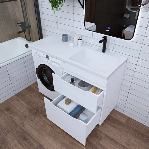 Раковина GROSSMAN КАМИЛЛА-120 см правая чаша + кронштейн 1101017 Раковина GROSSMAN КАМИЛЛА-120 см правая чаша + кронштейн 1101017