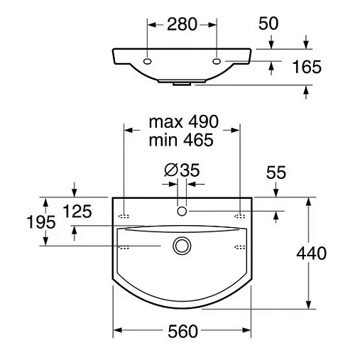 Раковина Gustavsberg Logic 5193 51939901, 56 x 44 см Раковина Gustavsberg Logic 5193 51939901, 56 x 44 см
