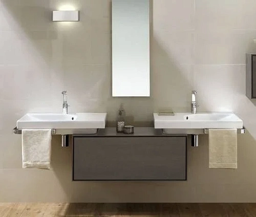 Раковина Hatria Grandangolo Y0XK01 75 см Раковина Hatria Grandangolo Y0XK01 75 см