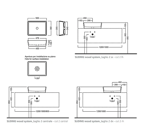 Раковина Hatria Happy Hour 11:00 Y1A888 50 см Раковина Hatria Happy Hour 11:00 Y1A888 50 см