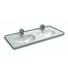 Раковина HATRIA SUSAN Y0HP01 двойная на 125 см Раковина HATRIA SUSAN Y0HP01 двойная на 125 см