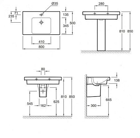 Раковина Jacob Delafon Odeon Up E4796-00 Раковина Jacob Delafon Odeon Up E4796-00