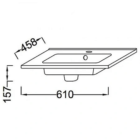 Раковина Jacob Delafon Ola EXS112-00 61 см Раковина Jacob Delafon Ola EXS112-00 61 см