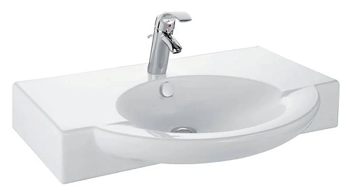 Раковина Jacob Delafon Presquile E1343 полувстраиваемая E1343-00 Раковина Jacob Delafon Presquile E1343 полувстраиваемая E1343-00