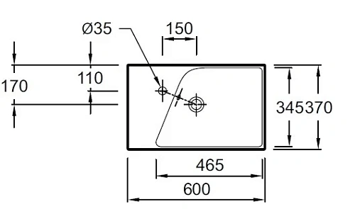 Раковина Jacob Delafon Rythmik EXR112-Z-00 60 см Раковина Jacob Delafon Rythmik EXR112-Z-00 60 см