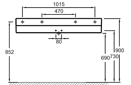 Раковина Jacob Delafon Terrace EXB112-00 120 см Раковина Jacob Delafon Terrace EXB112-00 120 см