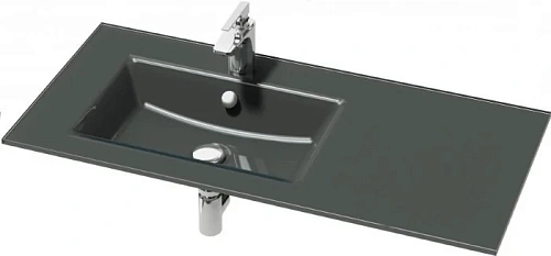 Раковина Jacob Delafon Vox 101 см EB2102-DD2 левая Раковина Jacob Delafon Vox 101 см EB2102-DD2 левая