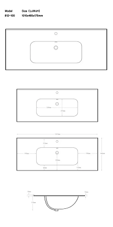 Раковина La Fenice Slim Line 100 FNC-06-TER-100 Раковина La Fenice Slim Line 100 FNC-06-TER-100