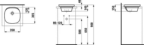 Раковина Laufen Ino 1730.1 (350х365х150 мм, 8.1730.1.000.109.1) Раковина Laufen Ino 1730.1 (350х365х150 мм, 8.1730.1.000.109.1)