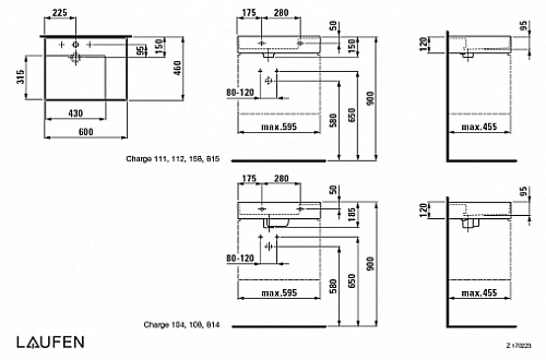 Раковина Laufen Kartell by Laufen 1033.4 (8.1033.4.000.104.1) 600x460x120мм Раковина Laufen Kartell by Laufen 1033.4 (8.1033.4.000.104.1) 600x460x120мм