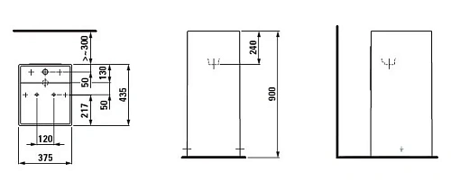 Раковина Laufen Kartell by Laufen 1133.1 (8.1133.1.000.111.1) 375x435x900 мм Раковина Laufen Kartell by Laufen 1133.1 (8.1133.1.000.111.1) 375x435x900 мм