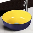 Раковина MELANA MLN-T4003-B1+B6 (сине-желтая) T4003-B1+B6-806 Раковина MELANA MLN-T4003-B1+B6 (сине-желтая) T4003-B1+B6-806