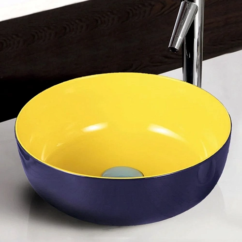 Раковина MELANA MLN-T4003-B1+B6 (сине-желтая) T4003-B1+B6-806 Раковина MELANA MLN-T4003-B1+B6 (сине-желтая) T4003-B1+B6-806
