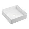 Раковина OMNIRES PASADENA 36х36 см (белый глянец) PASADENA360BP