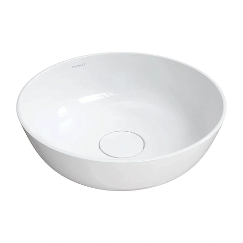 Раковина OMNIRES SILK D=40 см (белый глянец) SILKR400BP Раковина OMNIRES SILK D=40 см (белый глянец) SILKR400BP