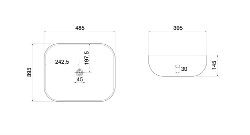 Раковина OWL 1975 Emerald белая матовая/изумрудная матовая овальная OWLB191027 Раковина OWL 1975 Emerald белая матовая/изумрудная матовая овальная OWLB191027