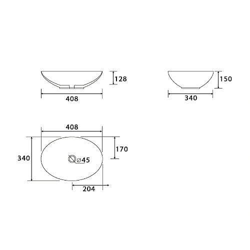 Раковина Point Сатурн 41 PN43902 овальная белый Раковина Point Сатурн 41 PN43902 овальная белый