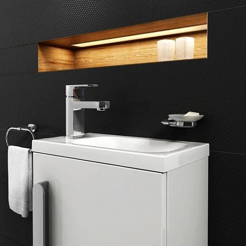 Раковина Ravak Chrome 40x22 см (левый) XJGL1100000 Раковина Ravak Chrome 40x22 см (левый) XJGL1100000