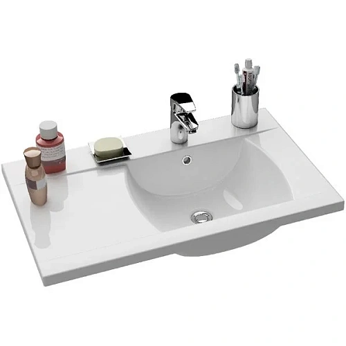 Раковина Ravak Classic 80x49 (левый) XJDL1180000 Раковина Ravak Classic 80x49 (левый) XJDL1180000