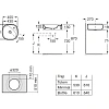 Раковина Roca Beyond 45х45 3270B9000 Раковина Roca Beyond 45х45 3270B9000