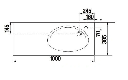 Раковина Roca Etna 100 327009000 Раковина Roca Etna 100 327009000