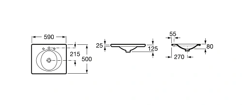 Раковина Roca Kalahari 327894000 Раковина Roca Kalahari 327894000