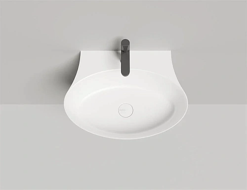 Раковина Salini ALDA WALL 01 покраска по RAL полностью 140311GF 580x450 накладная S-Sense Раковина Salini ALDA WALL 01 покраска по RAL полностью 140311GF 580x450 накладная S-Sense