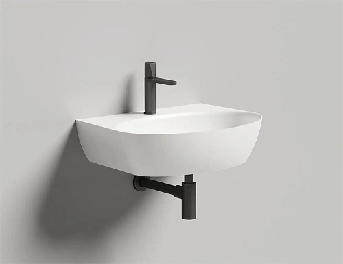 Раковина Salini ALDA WALL 02 покраска по RAL полностью 140312GF 580x450 накладная S-Sense Раковина Salini ALDA WALL 02 покраска по RAL полностью 140312GF 580x450 накладная S-Sense