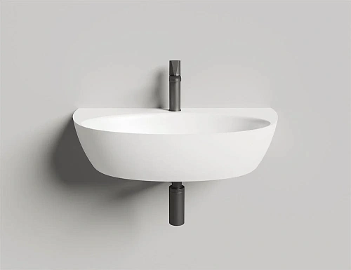 Раковина Salini ALDA WALL 03 покраска по RAL полностью 140313GF 710x450 накладная S-Sense Раковина Salini ALDA WALL 03 покраска по RAL полностью 140313GF 710x450 накладная S-Sense