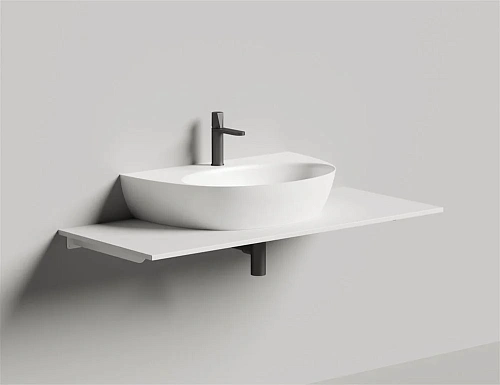 Раковина Salini ALDA WALL 03 покраска по RAL полностью 140313GF 710x450 накладная S-Sense Раковина Salini ALDA WALL 03 покраска по RAL полностью 140313GF 710x450 накладная S-Sense