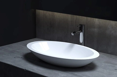 Раковина Salini CALLISTA 02 покраска по RAL полностью 1101202SMF 575x345 накладная S-Stone Раковина Salini CALLISTA 02 покраска по RAL полностью 1101202SMF 575x345 накладная S-Stone