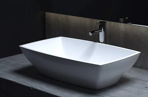 Раковина Salini GLORIA 04 покраска по RAL полностью 1102204MF 600x380 накладная S-Stone Раковина Salini GLORIA 04 покраска по RAL полностью 1102204MF 600x380 накладная S-Stone